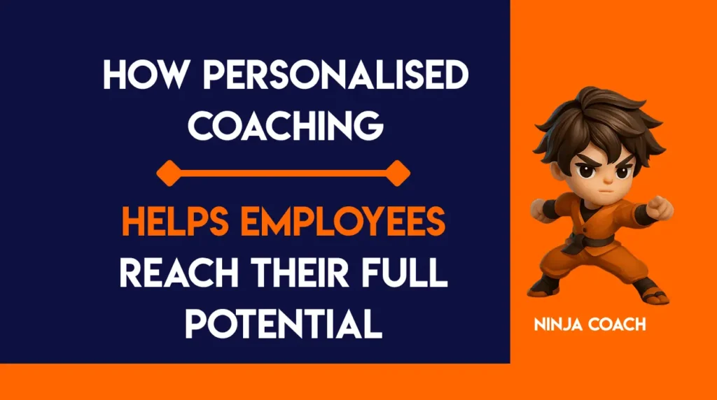 Employee in a 1-on-1 coaching session with manager at work