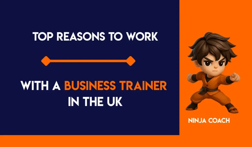 Business trainer working alongside a UK business owner in a modern workshop, demonstrating collaboration and growth.