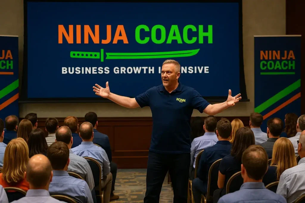 Startup founder and business coach reviewing growth charts in a meeting room, representing resilience when everything feels against you.