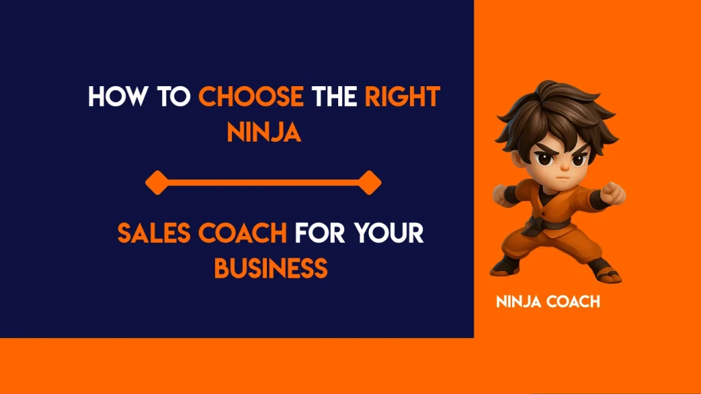 Ninja Sales Coach training a business sales team