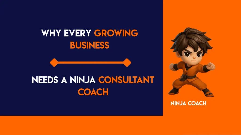 Ninja Consultant Coach working with a growing business team