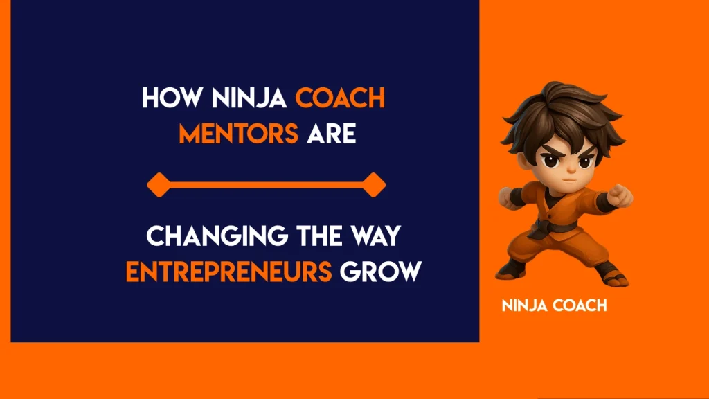Ninja Coach Mentor working with an entrepreneur to plan business growth and strategy