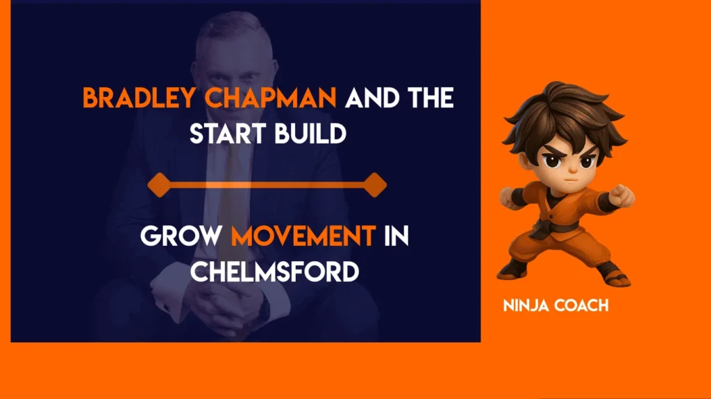 Bradley Chapman leading the Start Build Grow business event in Chelmsford