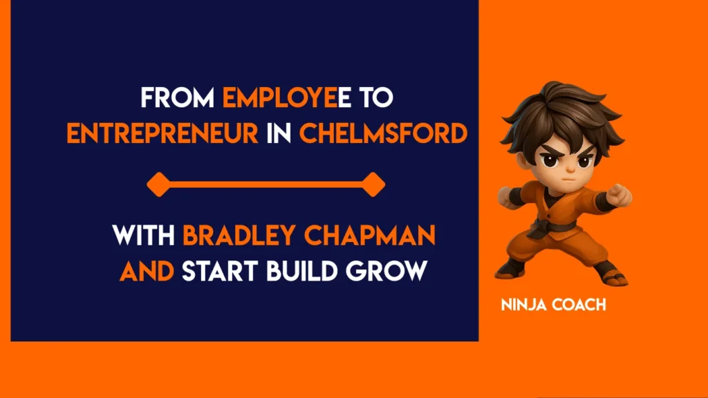 Bradley Chapman helping aspiring entrepreneurs transition from employment to business ownership in Chelmsford