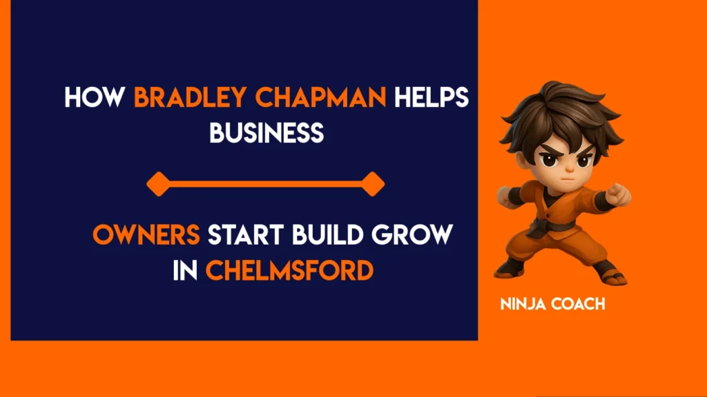 Bradley Chapman coaching business owners at the Start Build Grow event in Chelmsford
