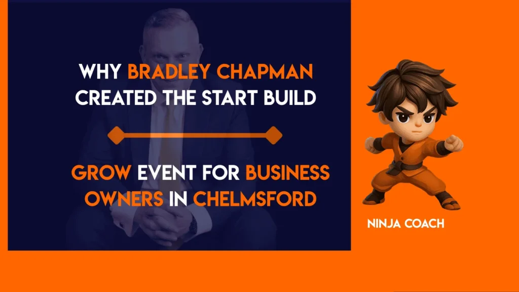 Bradley Chapman speaking at the Start Build Grow event in Chelmsford