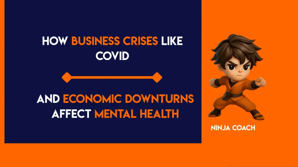 Business leader looking stressed in office during economic crisis, analysing declining performance and uncertainty in market conditions