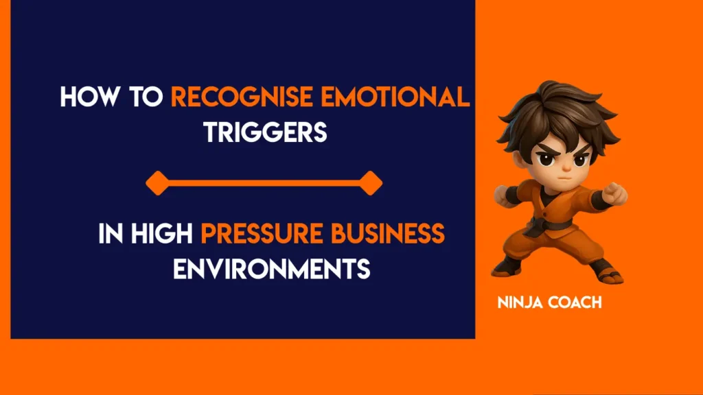 Business leader reacting emotionally in a meeting showing stress, frustration, and pressure affecting communication and decision making