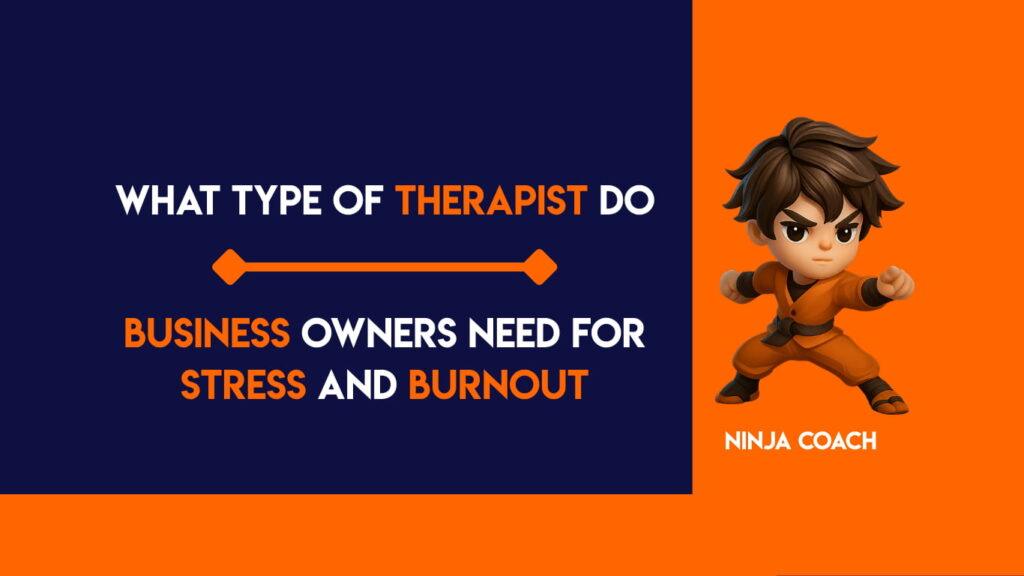 Business owner reviewing different support options with a professional, showing decision making between therapy, coaching, and wellness services
